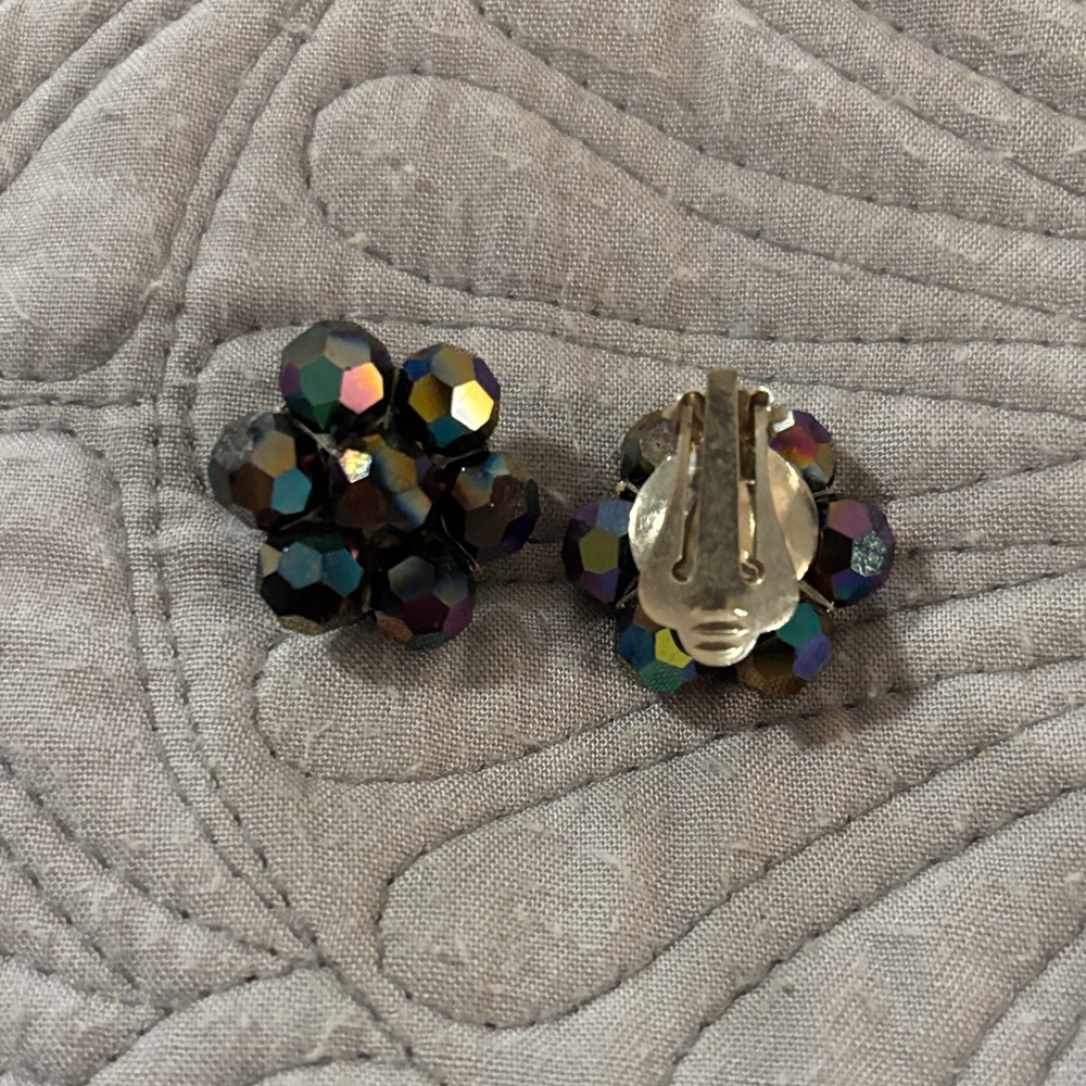 Elegant Multicolor Clip-On Earrings